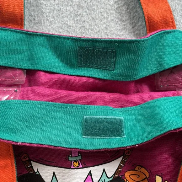 Vintage 1994 THE FLINTSTONES Hand Bag Purse Tote Medium Rare - VG - Picture 11 of 11